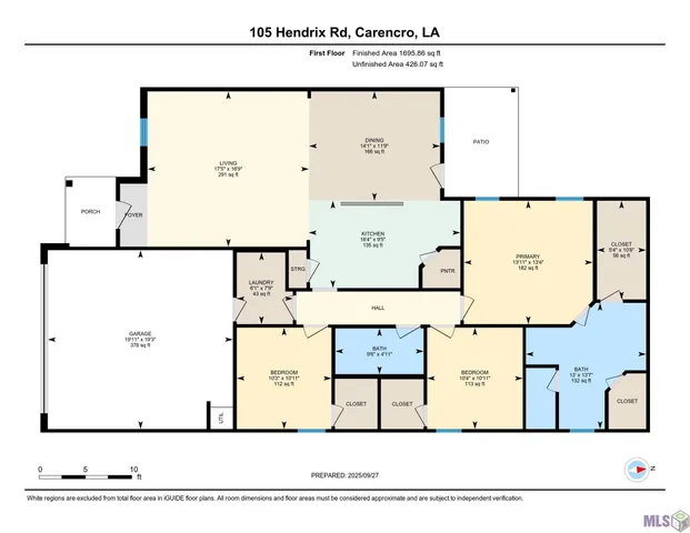 $1,880 | 105 Hendrix Road, Carencro, LA 70520