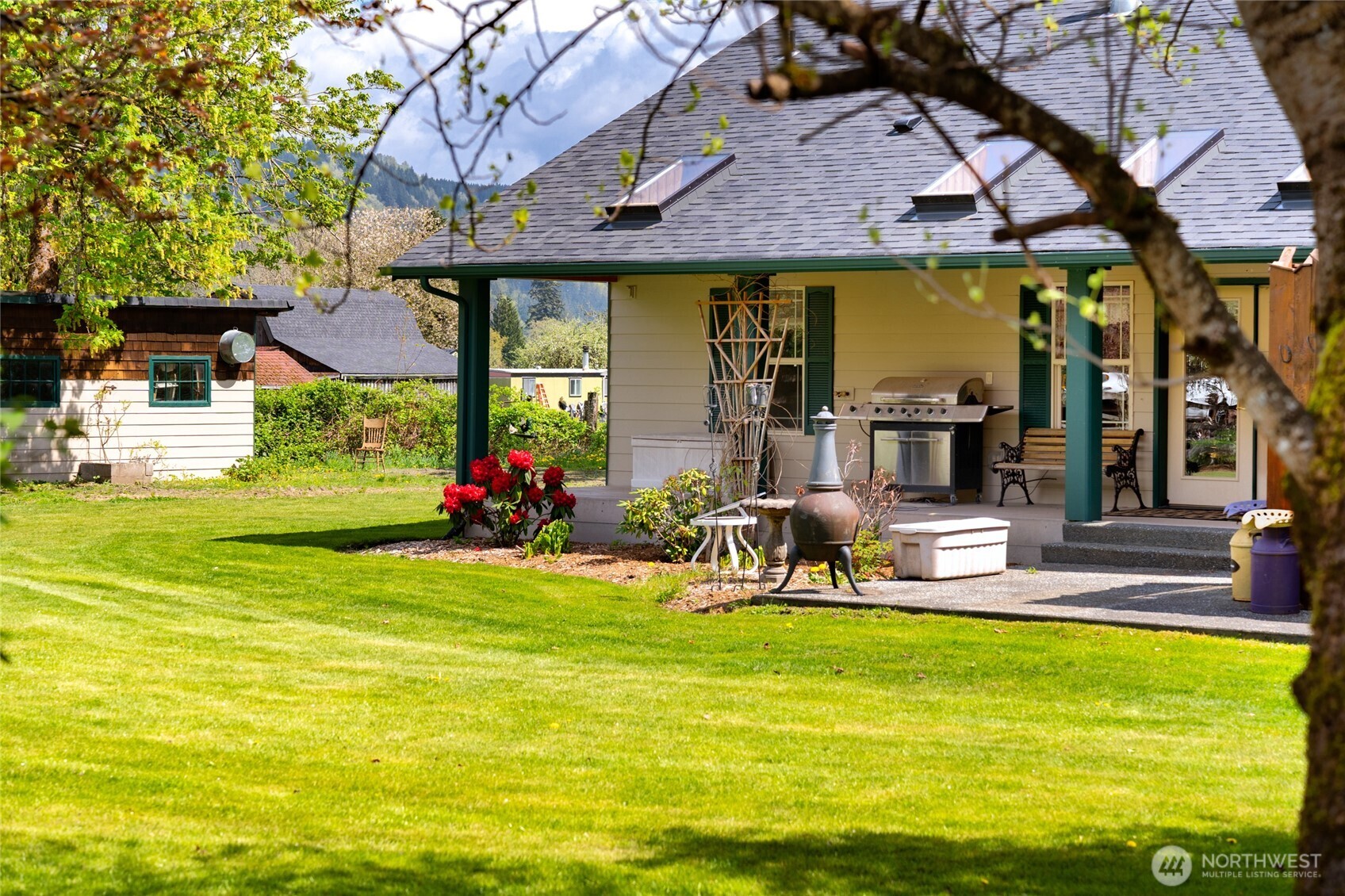 7492 Russell Road Concrete, WA 98237 - Photo 40 of 40 a view of a house with a swimming pool