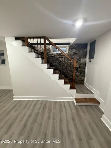 a view of wooden floor