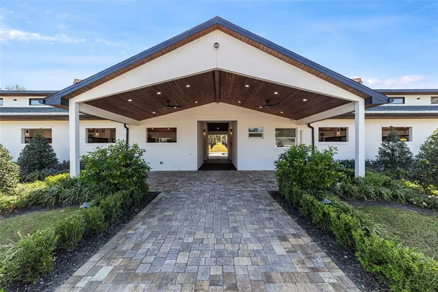 a front view of house with a yard