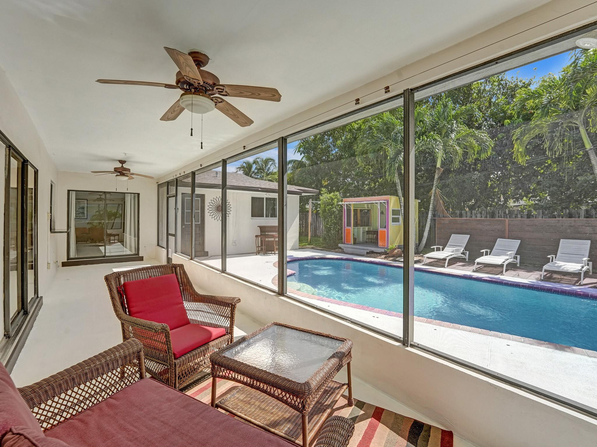 640 Ridgewood Lane Plantation, FL 33317 - Photo 29 of 60 Screened in Patio