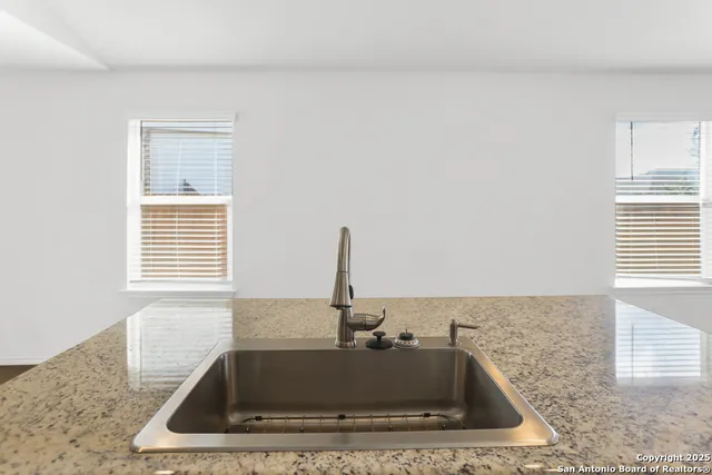 a sink with window