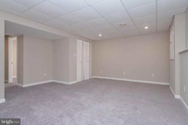 a view of an empty room