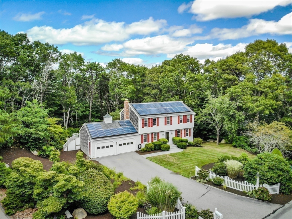 4 Easting Road Bourne, MA 02532 - Photo 41 of 42 an aerial view of a house with a yard