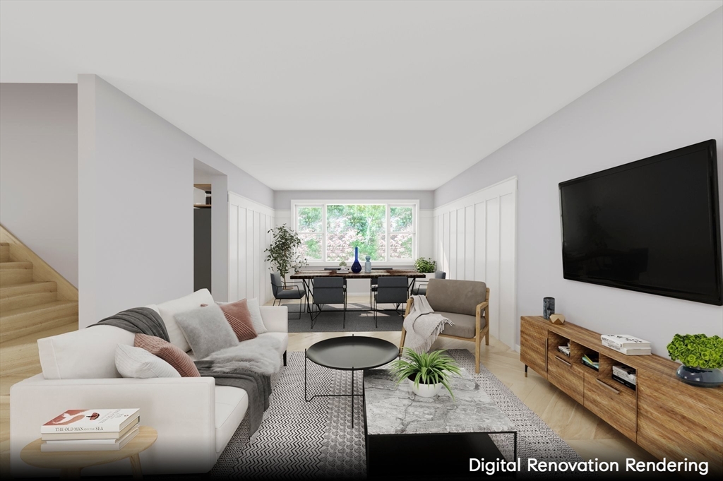4 Easting Road Bourne, MA 02532 - Photo 7 of 42 a living room with furniture and a flat screen tv