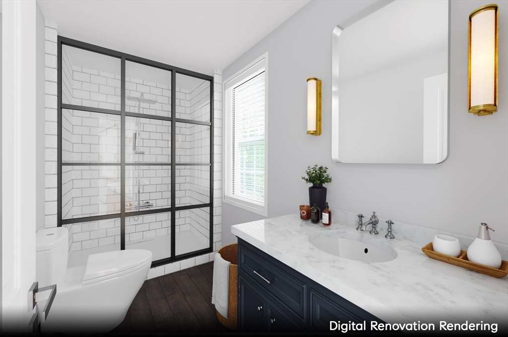 4 Easting Road Bourne, MA 02532 - Photo 9 of 42 a bathroom with a sink and a mirror