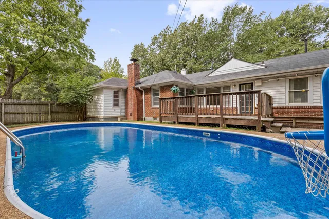 a view of a house with pool