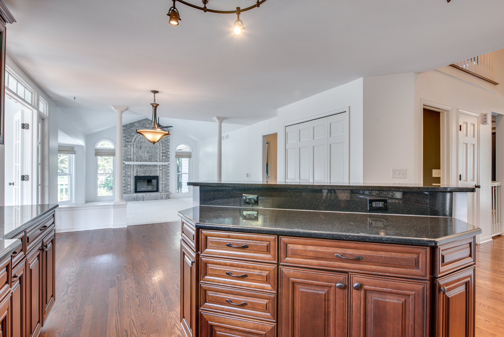 3631 Falkner Drive Naperville, IL 60564 - Photo 21 of 45 a kitchen with granite countertop a sink and a stove top oven