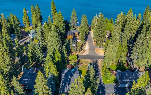 view of a house with a flower garden