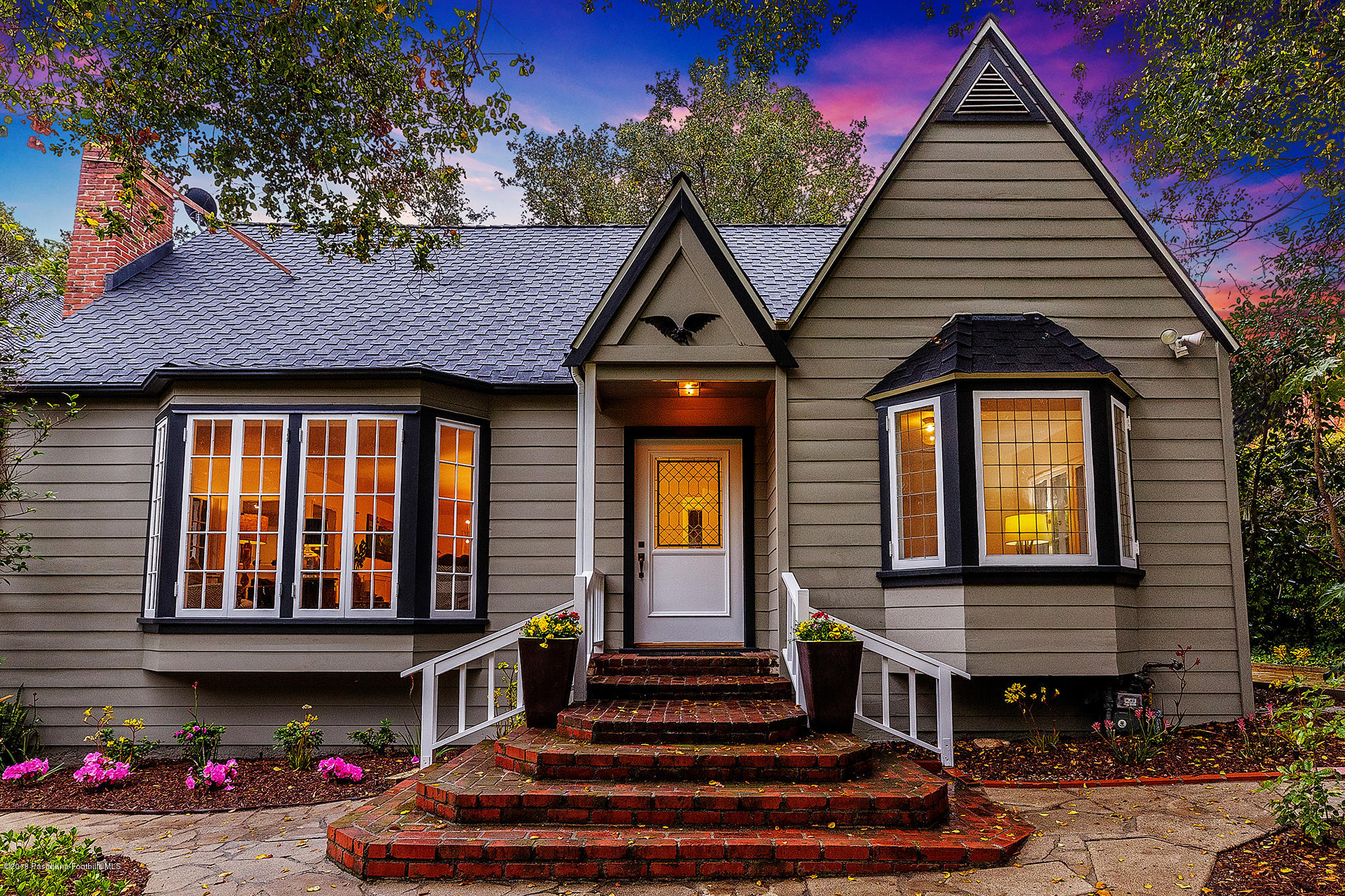1280 Afton Street Pasadena, CA 91103 - Photo 2 of 39 a front view of a house with entryway