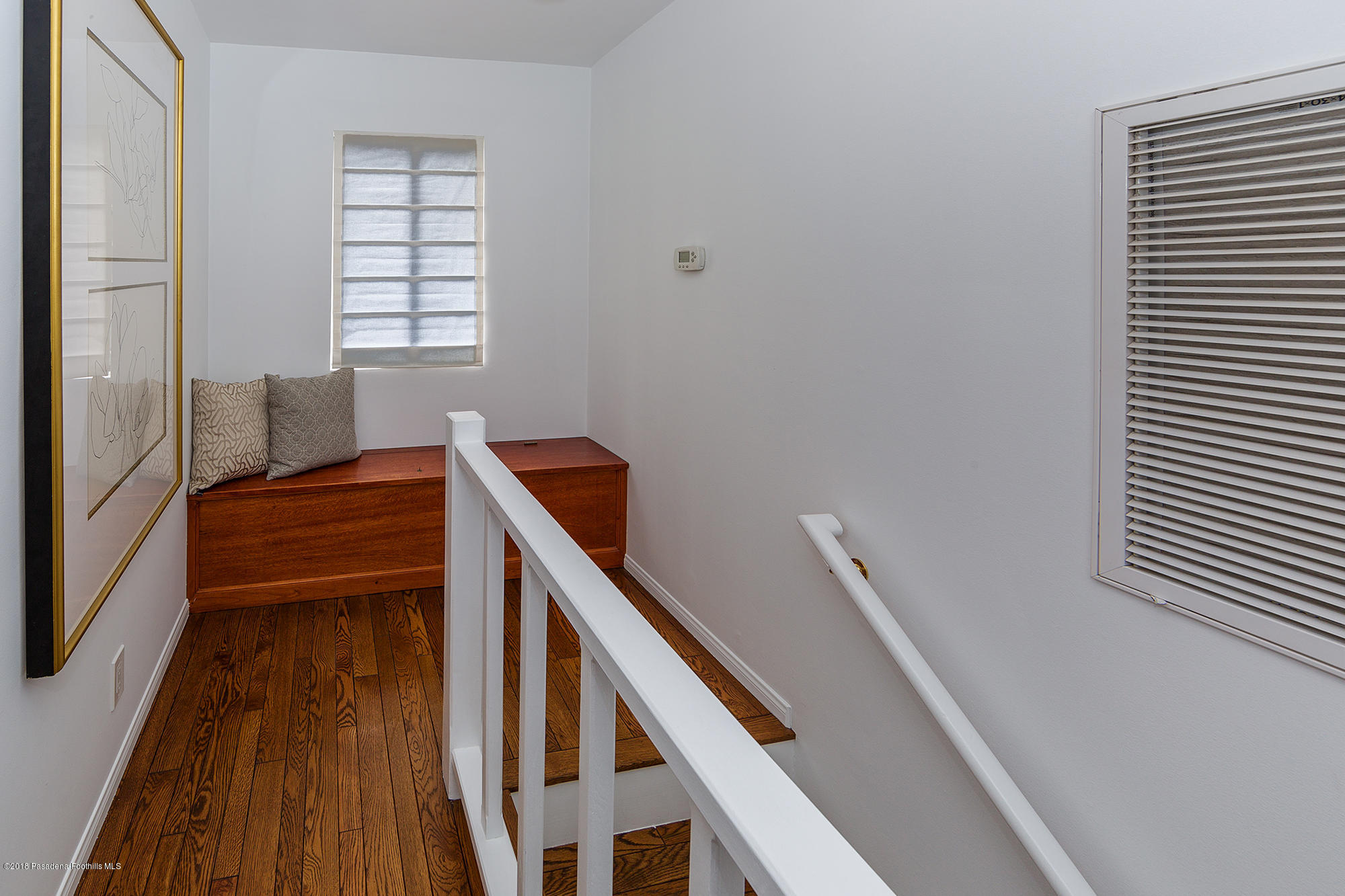 1280 Afton Street Pasadena, CA 91103 - Photo 20 of 39 a view of entryway with wooden floor and stairs