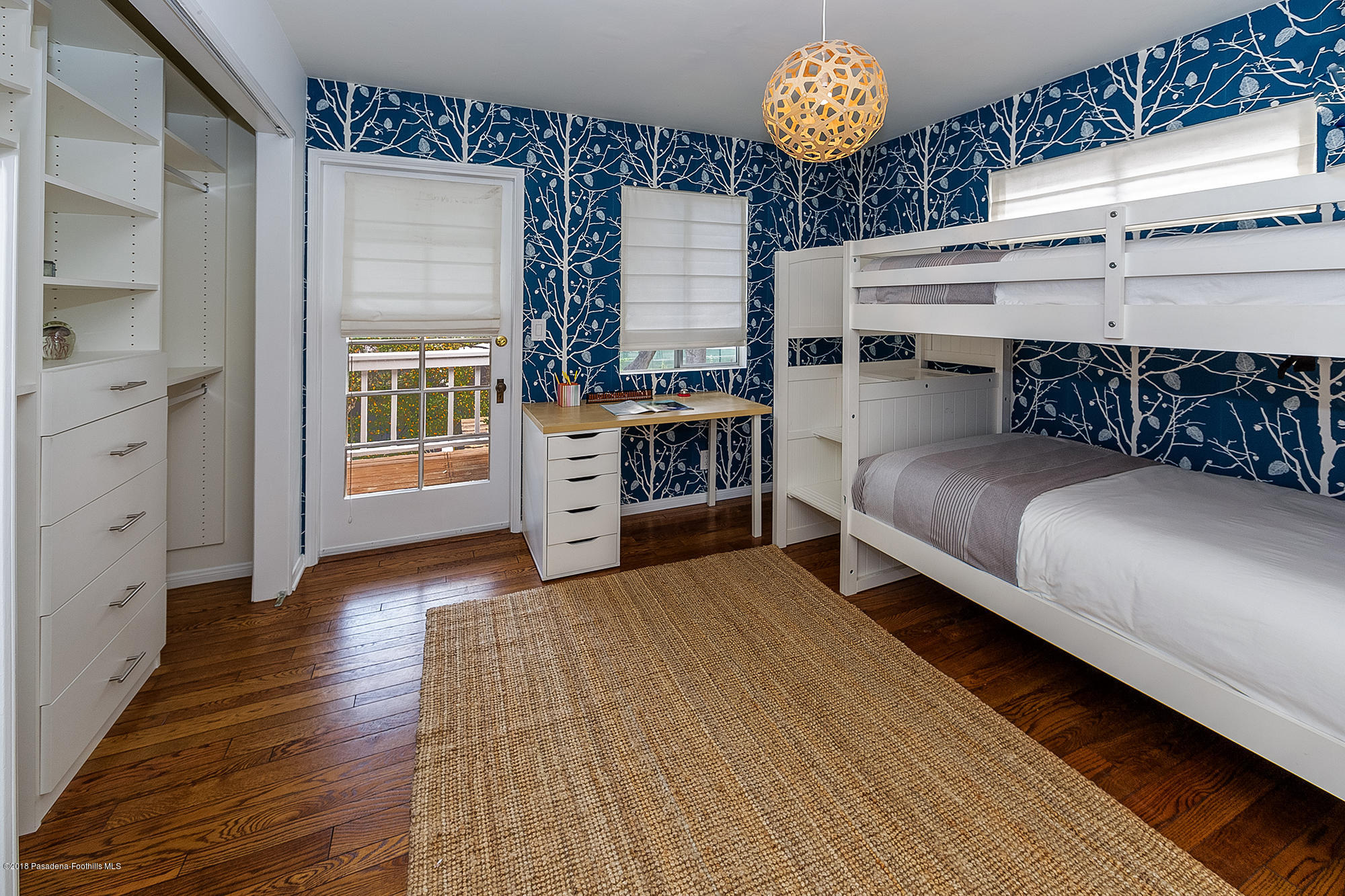 1280 Afton Street Pasadena, CA 91103 - Photo 25 of 39 a bedroom with a bed and a table in it