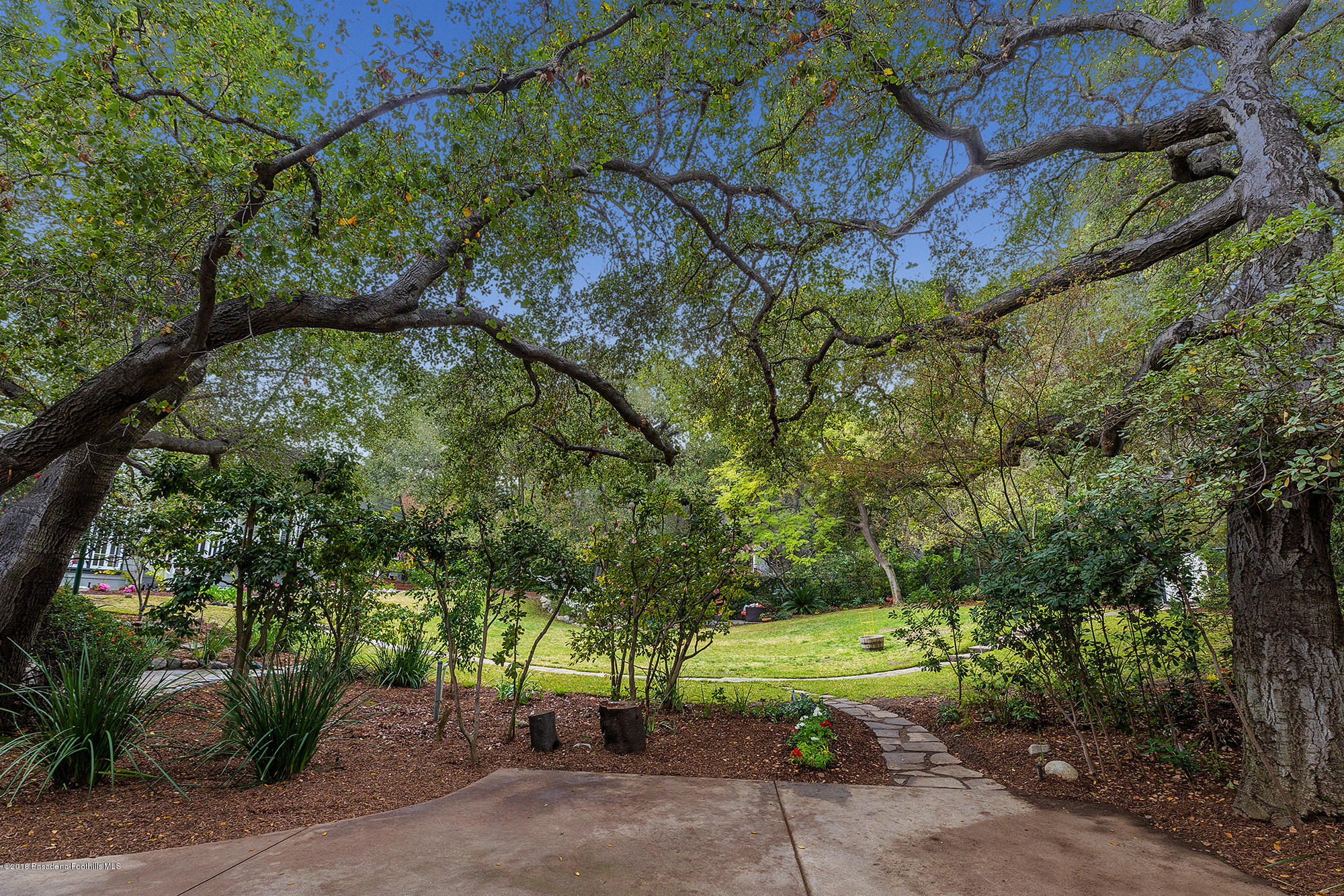1280 Afton Street Pasadena, CA 91103 - Photo 27 of 39 a view of backyard with outdoor space