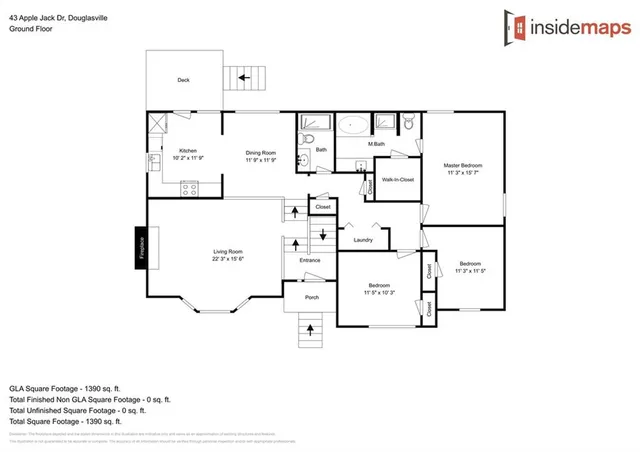 $1,825 | 43 Apple Jack Drive, Douglasville, GA 30134