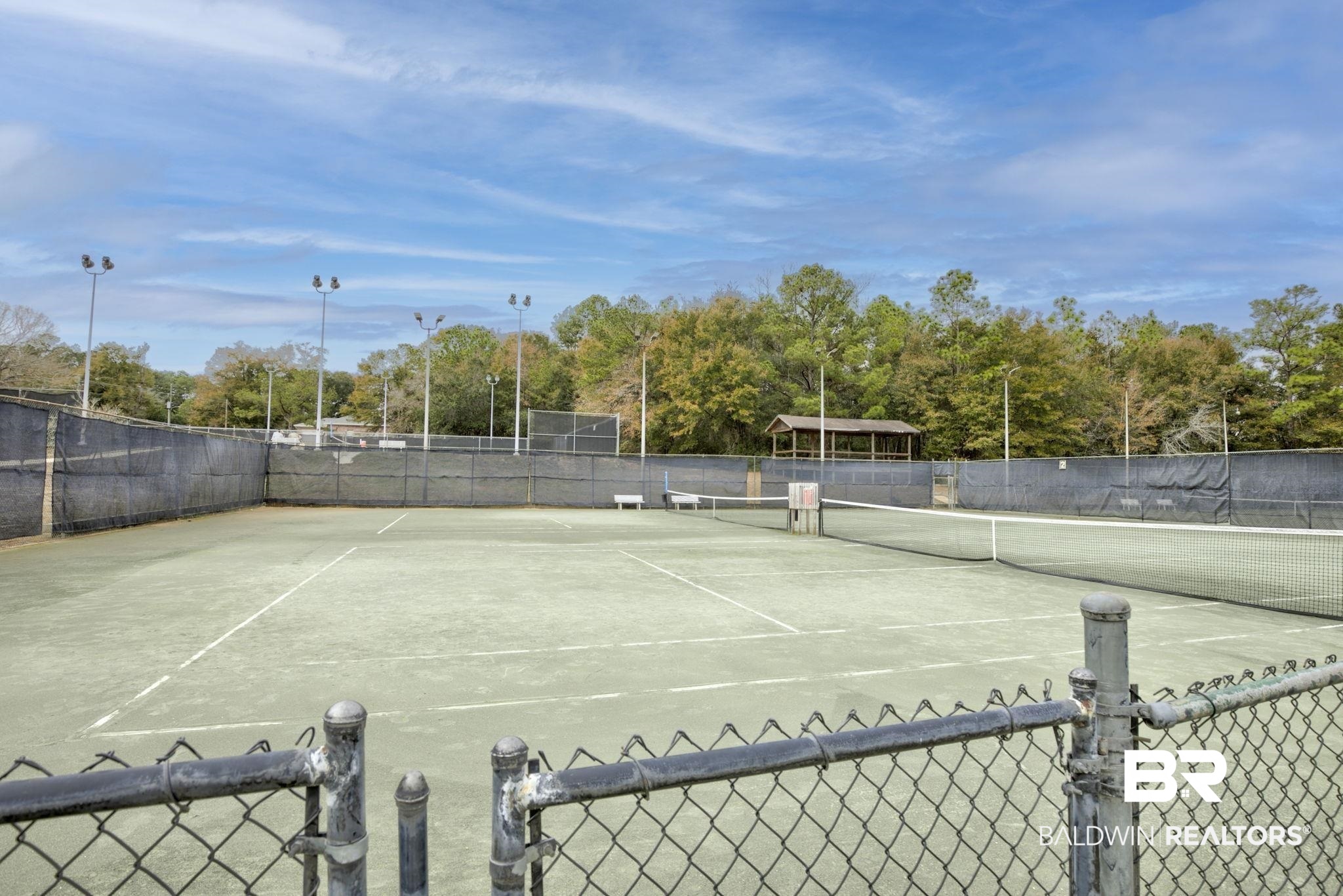 332 Ridgewood Drive Daphne, AL 36526 - Photo 44 of 48 View of tennis court
