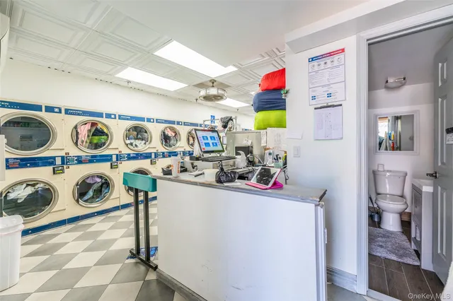 a room with storage and utility