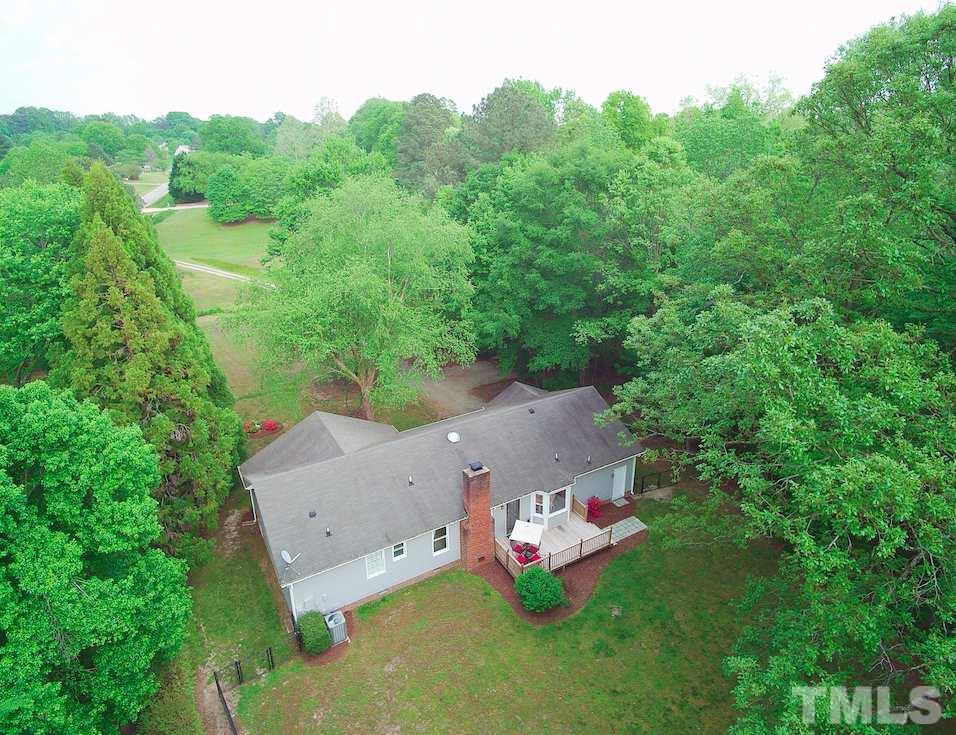 2101 Howson Road Raleigh, NC 27603 - Photo 6 of 25 an aerial view of a house with a yard