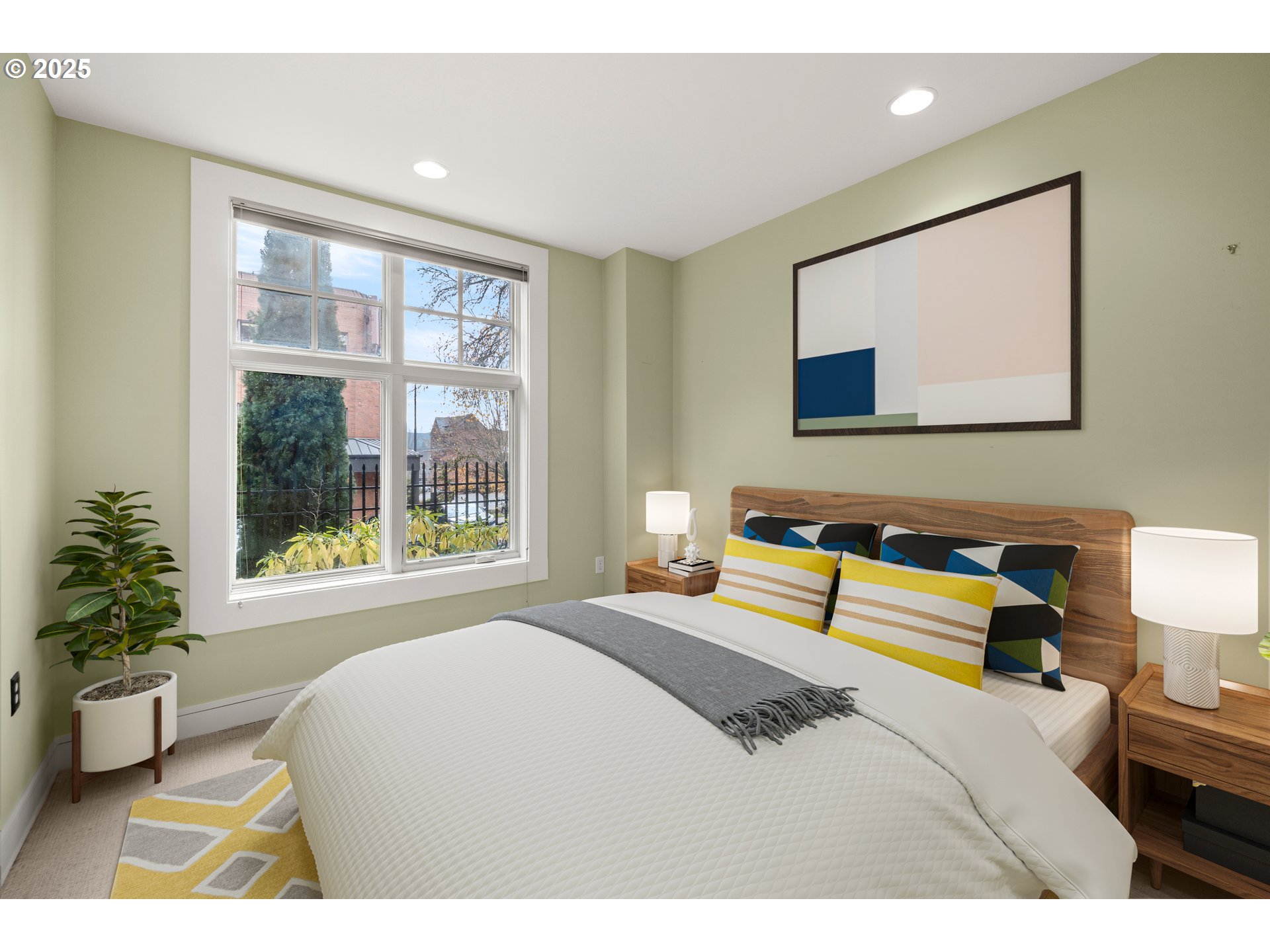 527 2nd Street Lake Oswego, OR 97034 - Photo 17 of 29 a bedroom with a bed and a window