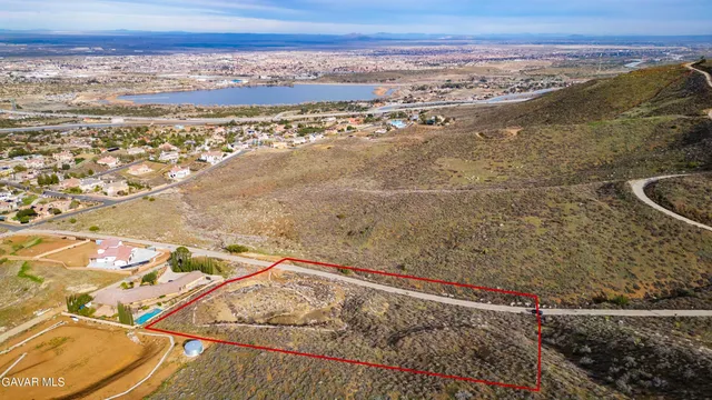a view of an ocean and mountain view