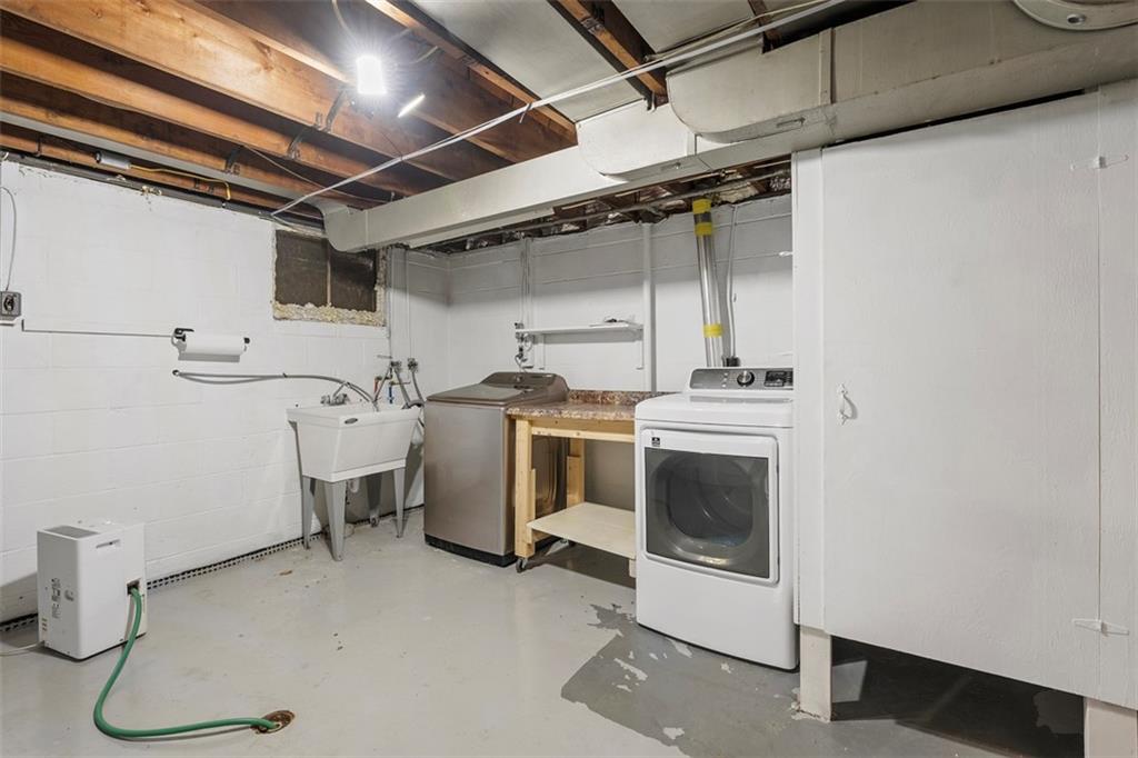 212 Old Rte 8 South Valencia, PA 16059 - Photo 27 of 47 a utility room with dryer and washer