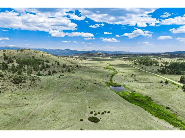 a view of an outdoor space and mountain view