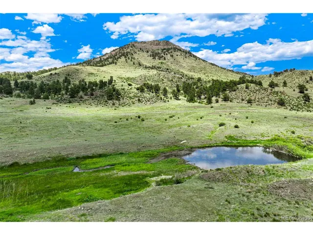 a view of an outdoor space and mountain view
