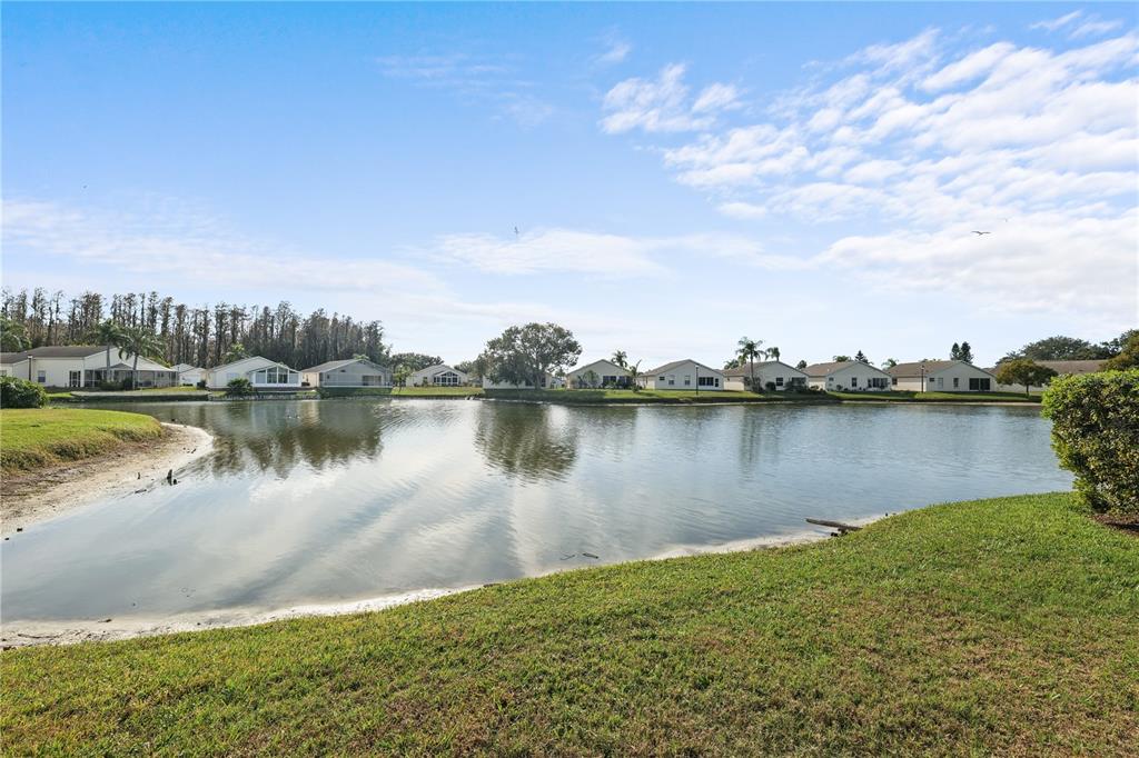 4515 Whitton Way, Unit 117 New Port Richey, FL 34653 - Photo 26 of 35 a view of a lake with houses in the back