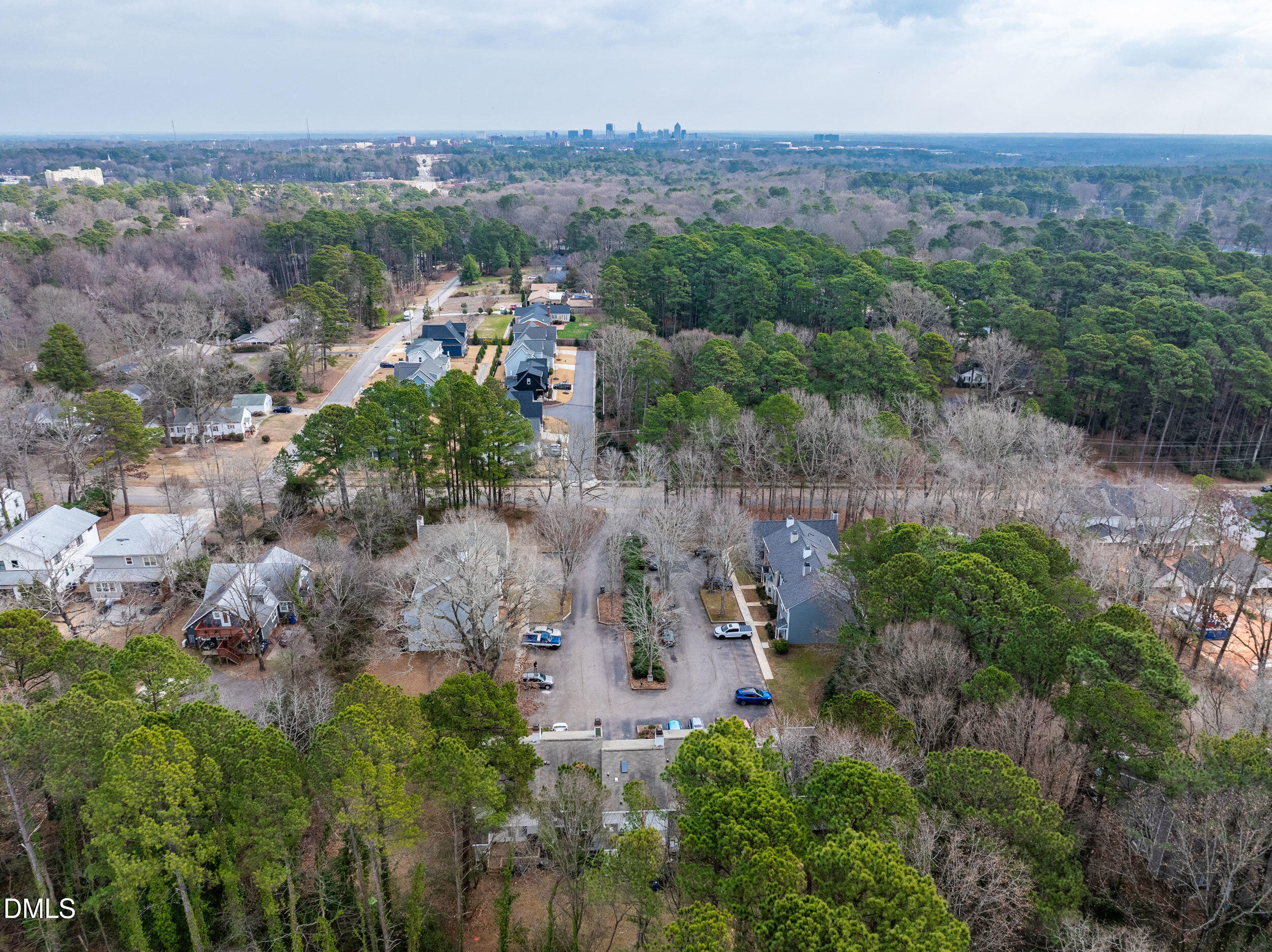 710 Powell Drive, Unit C Raleigh, NC 27606 - Photo 3 of 35 an aerial view of multiple house