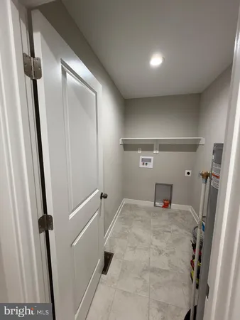 a view of a building with a big yard