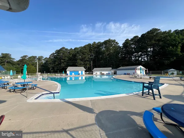 a view of a park with a big yard