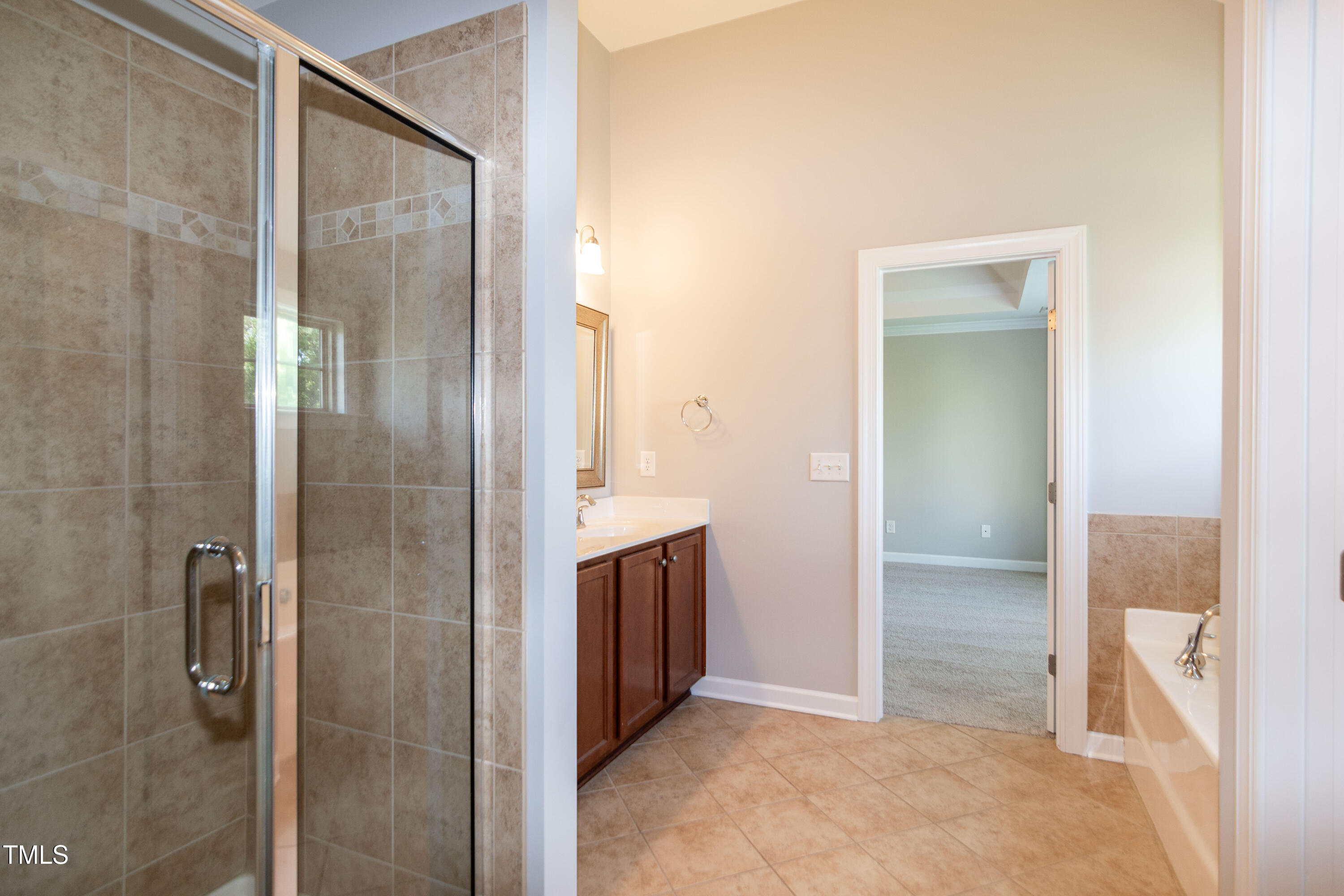 206 Roundhouse Lane Morrisville, NC 27560 - Photo 24 of 42 a view of a bathroom from a hallway