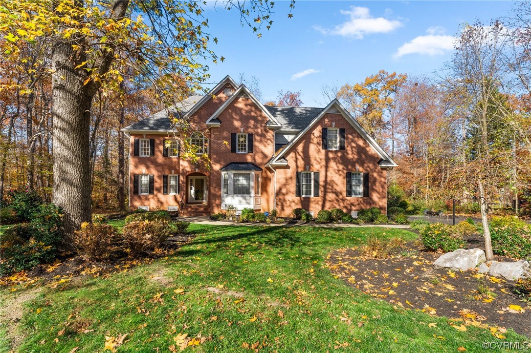 3430 Robious Forest Way Midlothian, VA 23113 - Photo 39 of 50 a view of a big yard with plants and large trees