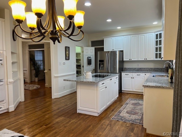 3430 Robious Forest Way Midlothian, VA 23113 - Photo 47 of 50 a kitchen with stainless steel appliances granite countertop a white cabinets and granite counter tops