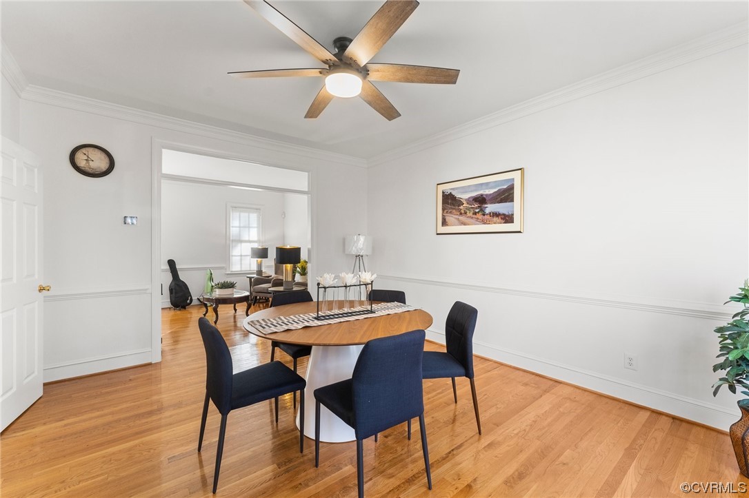 3430 Robious Forest Way Midlothian, VA 23113 - Photo 8 of 50 a view of a dining room with furniture and wooden floor