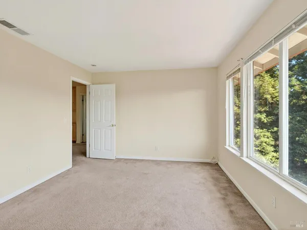 a view of an empty room