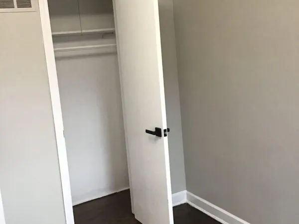 a view of closet area