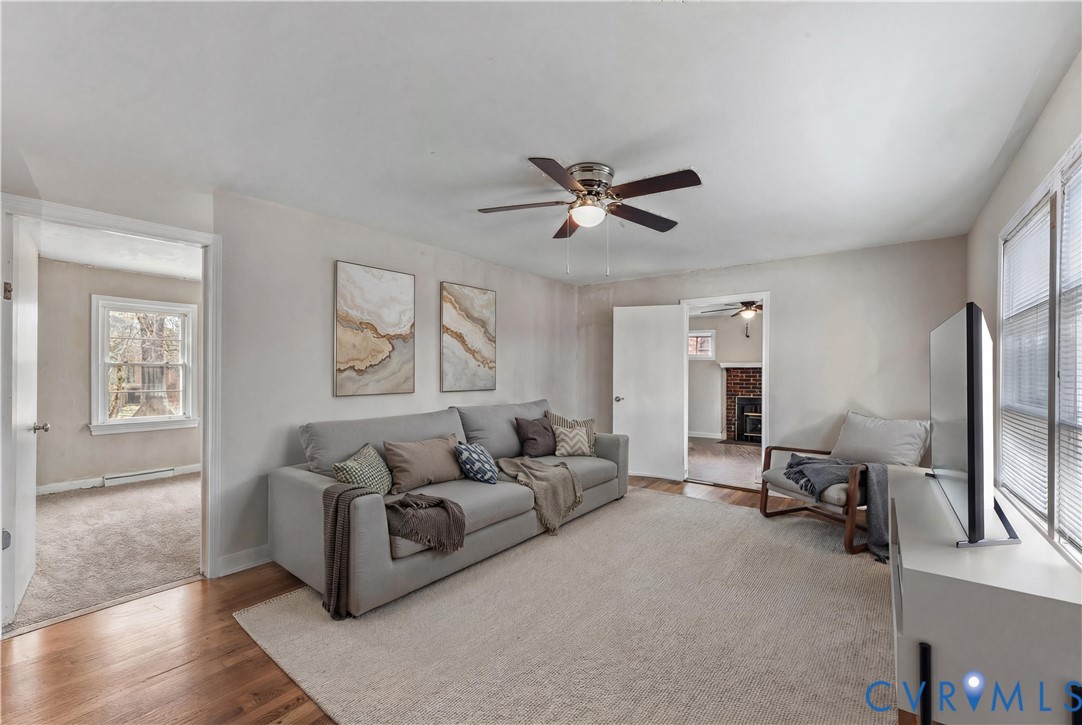 159 2nd Street Appomattox, VA 24522 - Photo 2 of 30 a living room with furniture and a large window