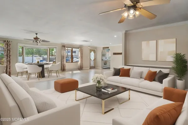 a view of a backyard with a patio