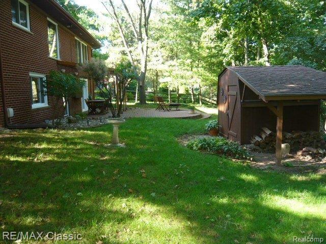 19480 Clement Road Northville, MI 48167 - Photo 22 of 24 BACK YARD