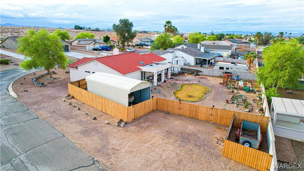 2333 Primavera Loop Fort Mohave, AZ 86426 - Photo 52 of 57 an aerial view of a house with a swimming pool