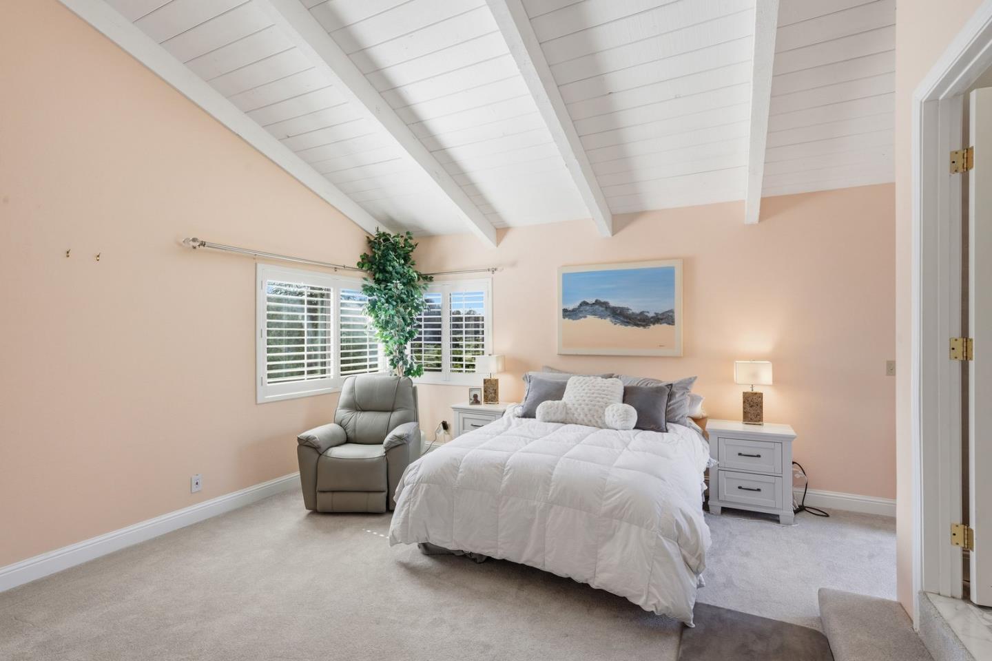 701 Day Valley Road Aptos, CA 95003 - Photo 17 of 43 a bedroom with bed and a window