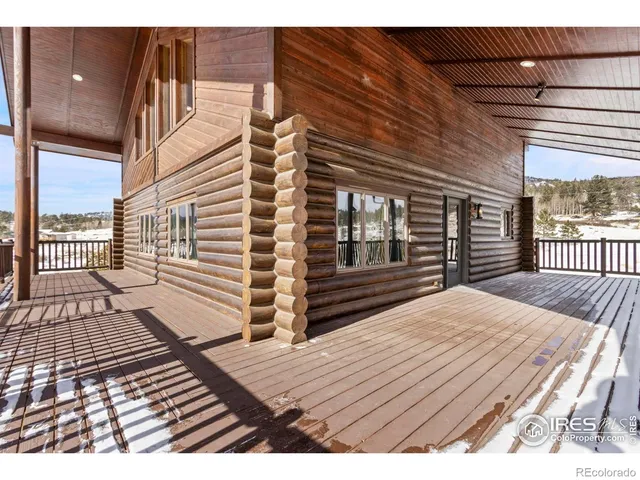 a balcony view with a outdoor space