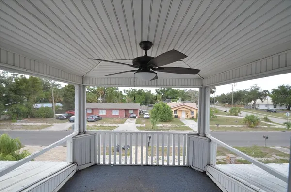 a view of front door of house