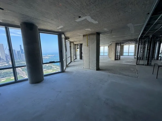 a view of a hallway with window