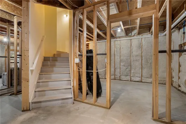 a view of a walk in closet