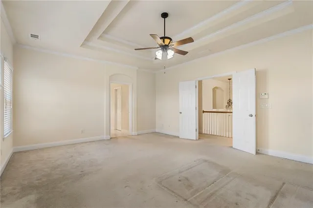 a view of an empty room