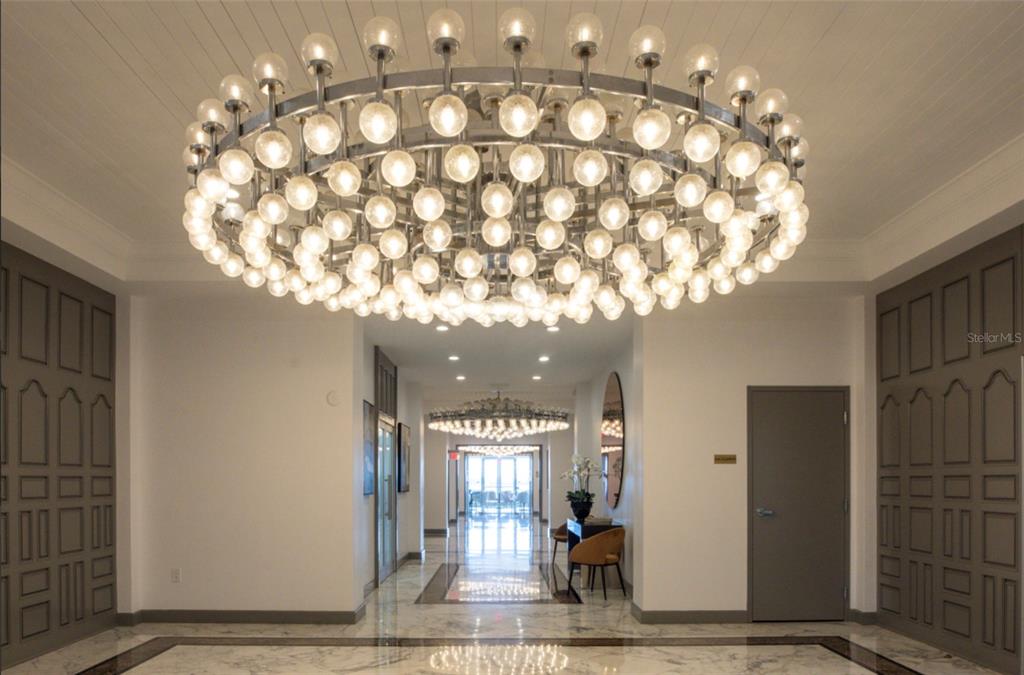 11 Island Avenue, Unit 309 Miami Beach, FL 33139 - Photo 2 of 28 a view of a porch with a chandelier