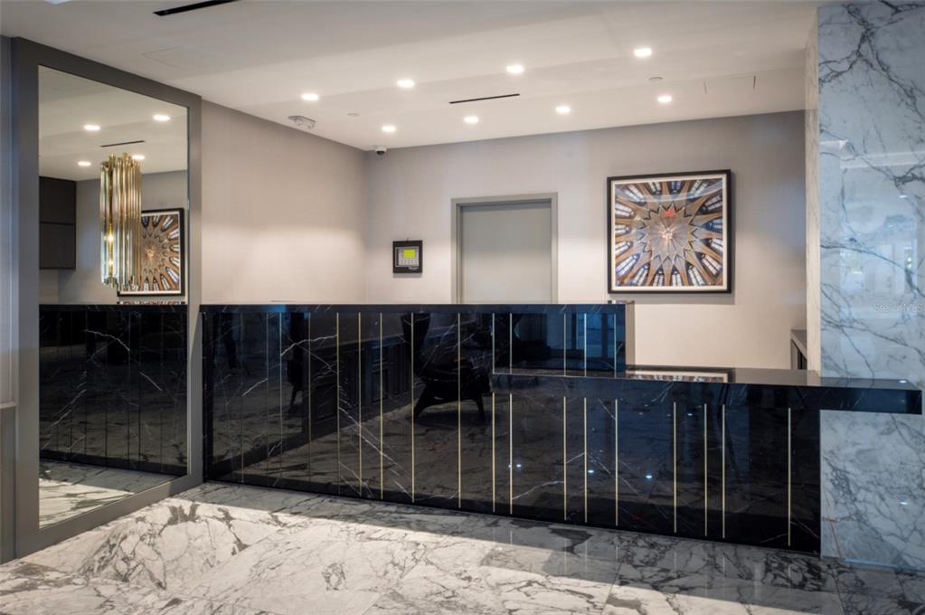 11 Island Avenue, Unit 309 Miami Beach, FL 33139 - Photo 6 of 28 a view of a hallway with wooden floor