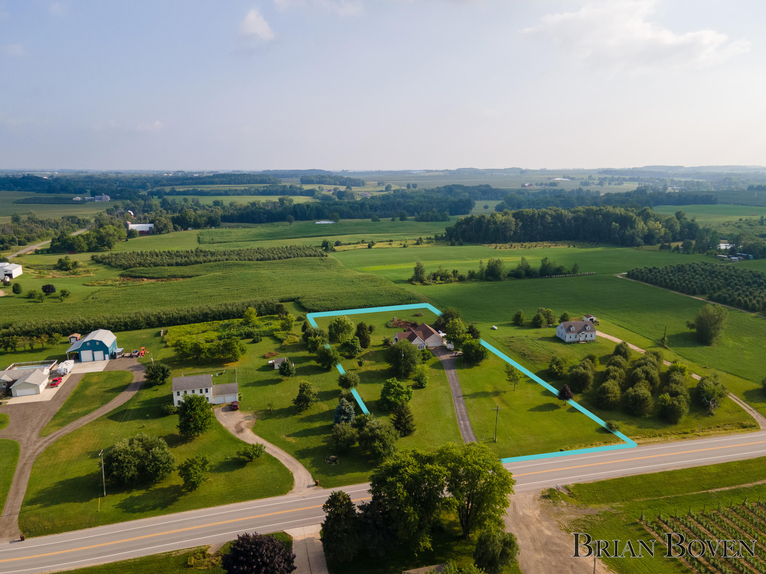 3318 13 Mile Road Northwest Sparta, MI 49345 - Photo 29 of 37 DJI_0507-LOT LINES