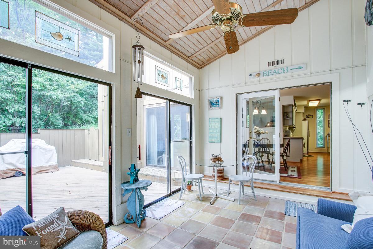 2367 Glade Bank Way Reston, VA 20191 - Photo 16 of 30 Sunroom opens to expansive Deck